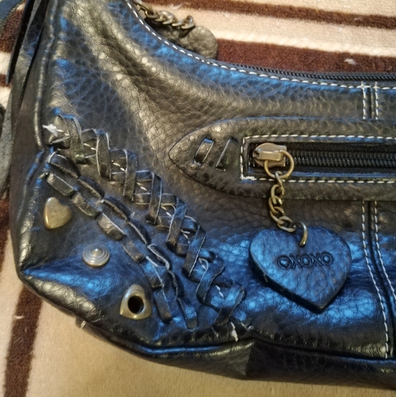 2000s Black Leather Shoulder Bag - Picture 3 of 8